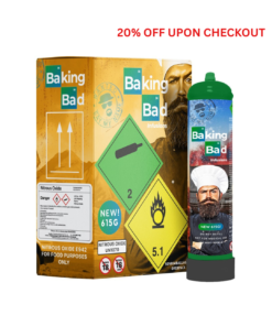 Baking Bad 615g Nitrous Oxide (N2O) Canister