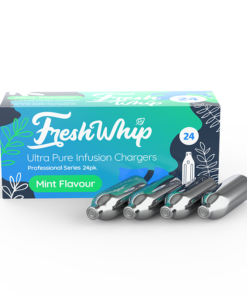 FreshWhip MINT 24Packs - 8.2g N2O Cream Whipper Chargers