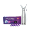 InfusionMax Elite 24-Pack 9g Cream Chargers + QuickWhip PRO Stainless Steel Whipped Cream Dispenser Bundle