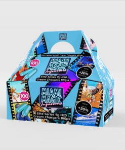 Miami Magic 9g 100 Packs Cream Chargers