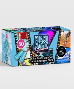 Miami Magic 9g 50 Packs N2O Whipped Cream Chargers