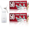 QuickWhip Cream Chargers – 600 - (12 x 50 Packs) & 0.25L SupremeWhip Dispenser White Starter Pack