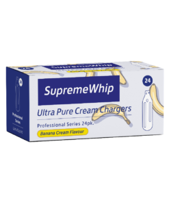 SupremeWhip Banana 8.2 grams N2O Cream Chargers in 24 Packs