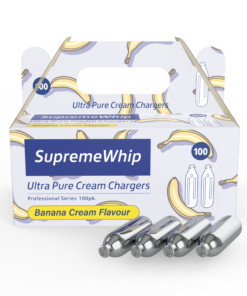 SupremeWhip Banana 8.2g N2O Cream Chargers in 100 Packs