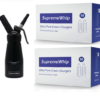 SupremeWhip Cream Chargers – 600 - (12 x 50 Packs) & 0.25L Black Dispenser Starter Pack