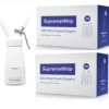 SupremeWhip Cream Chargers – 600 - (12 x 50 Packs) & 0.25L White Dispenser Starter Pack
